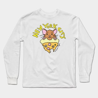 Snow Struck Subway Rat Long Sleeve T-Shirt